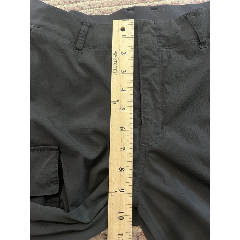 Athleta Pants Women Black Size 6 Mid Rise Trekkie Utility Cargo Straight Leg - Picture 5 of 6